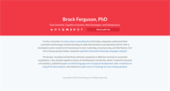 Desktop Screenshot of brockferguson.com